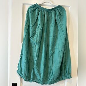 Blue fish Airy Lawn Skirt in Jade-NWT!